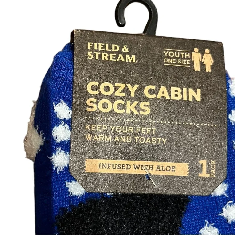 Field & Stream Cozy and Warm‎ Youth Size Snowman Socks, NWT